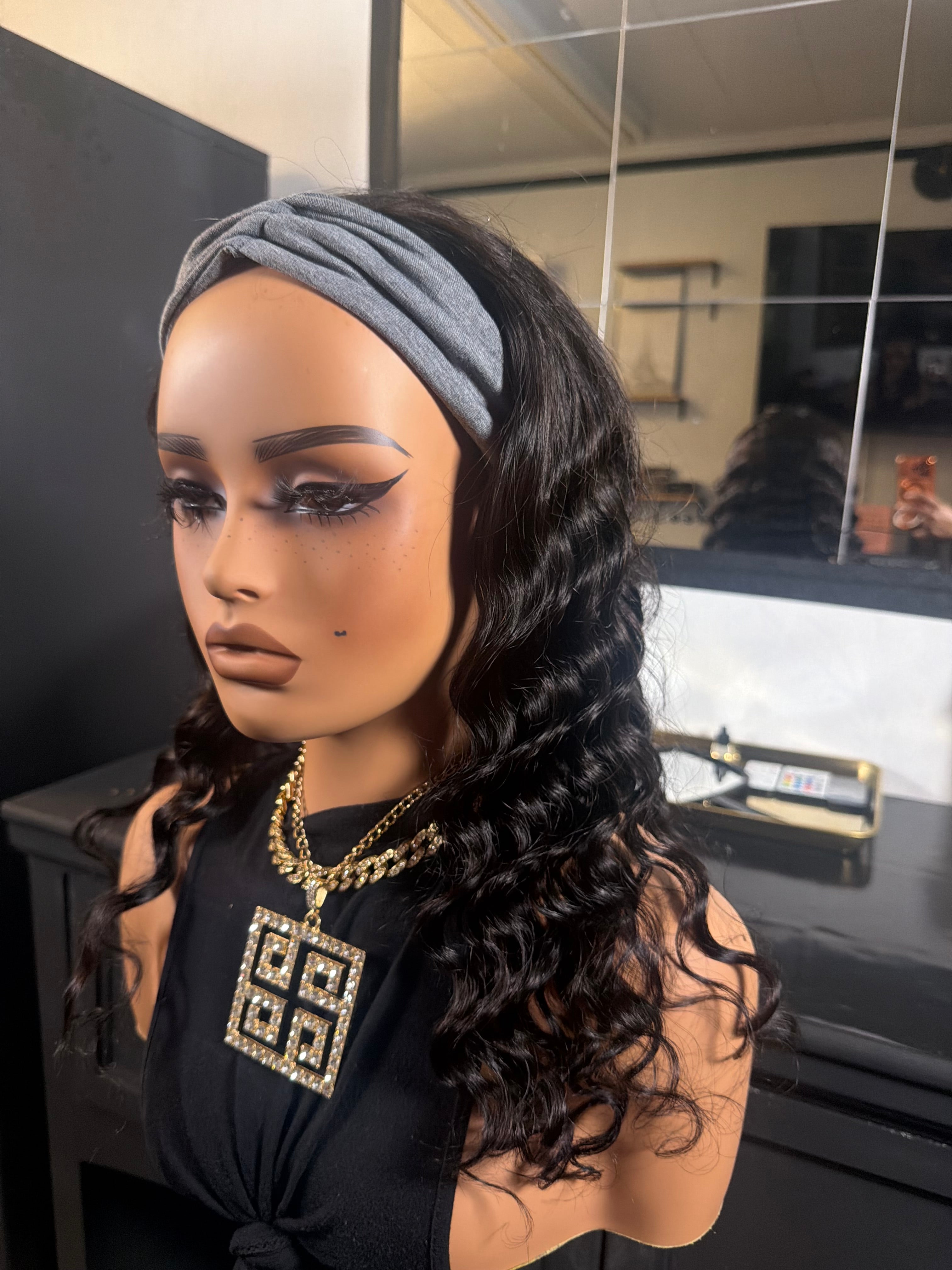 16” Loose Wave Half Wig