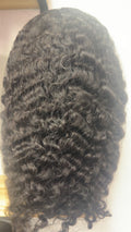 18” Burmese Curly Half Wig
